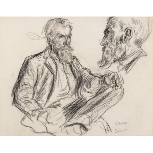 Two Studies for a Portrait of Henri-Edmond Cross